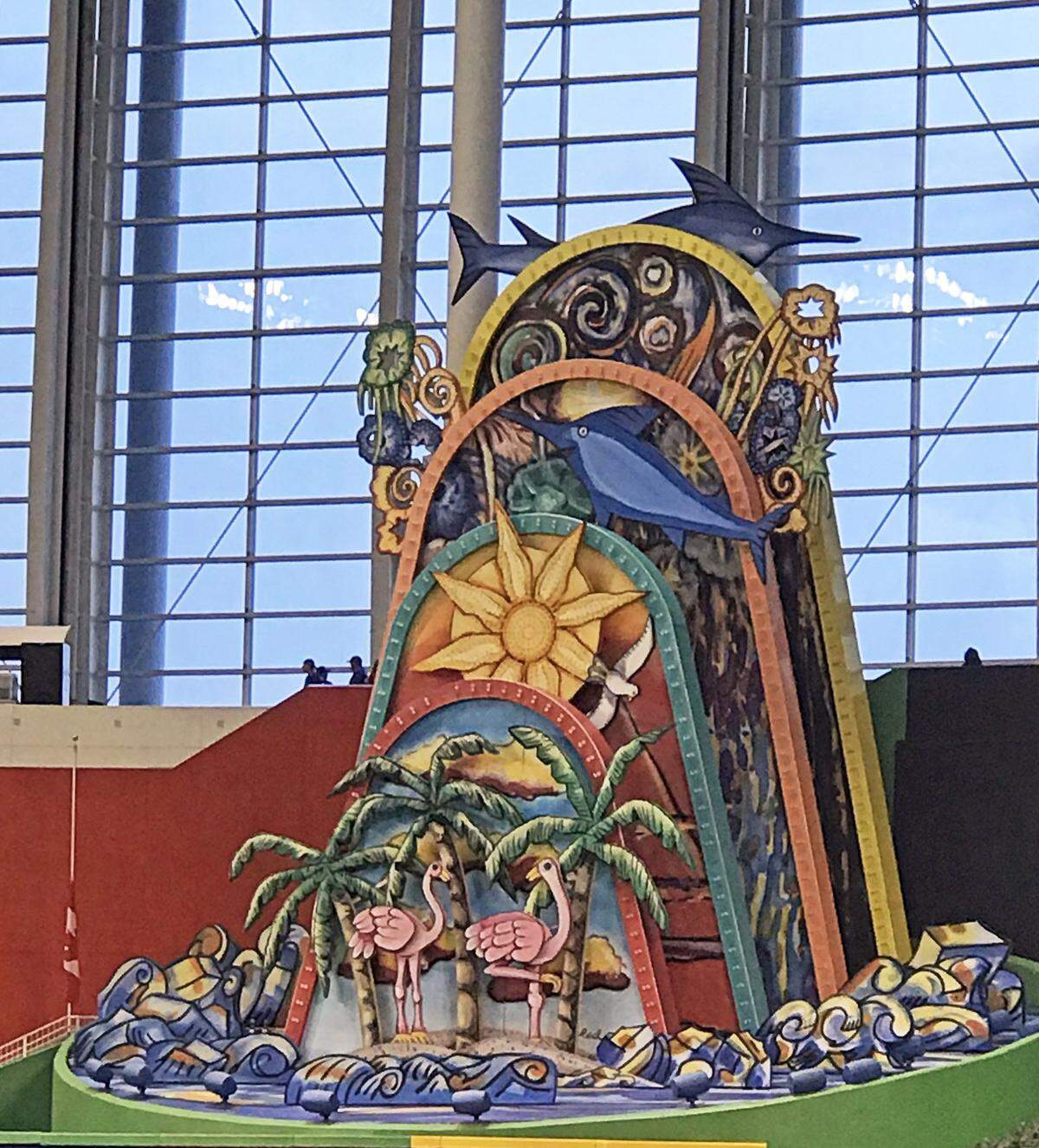 The home run sculpture at Marlins Park came to life whenever the Marlins hit a home run. Its days inside the ballpark are over, based on a new plan that won county approval on Tuesday, Oct. 16, 2018.