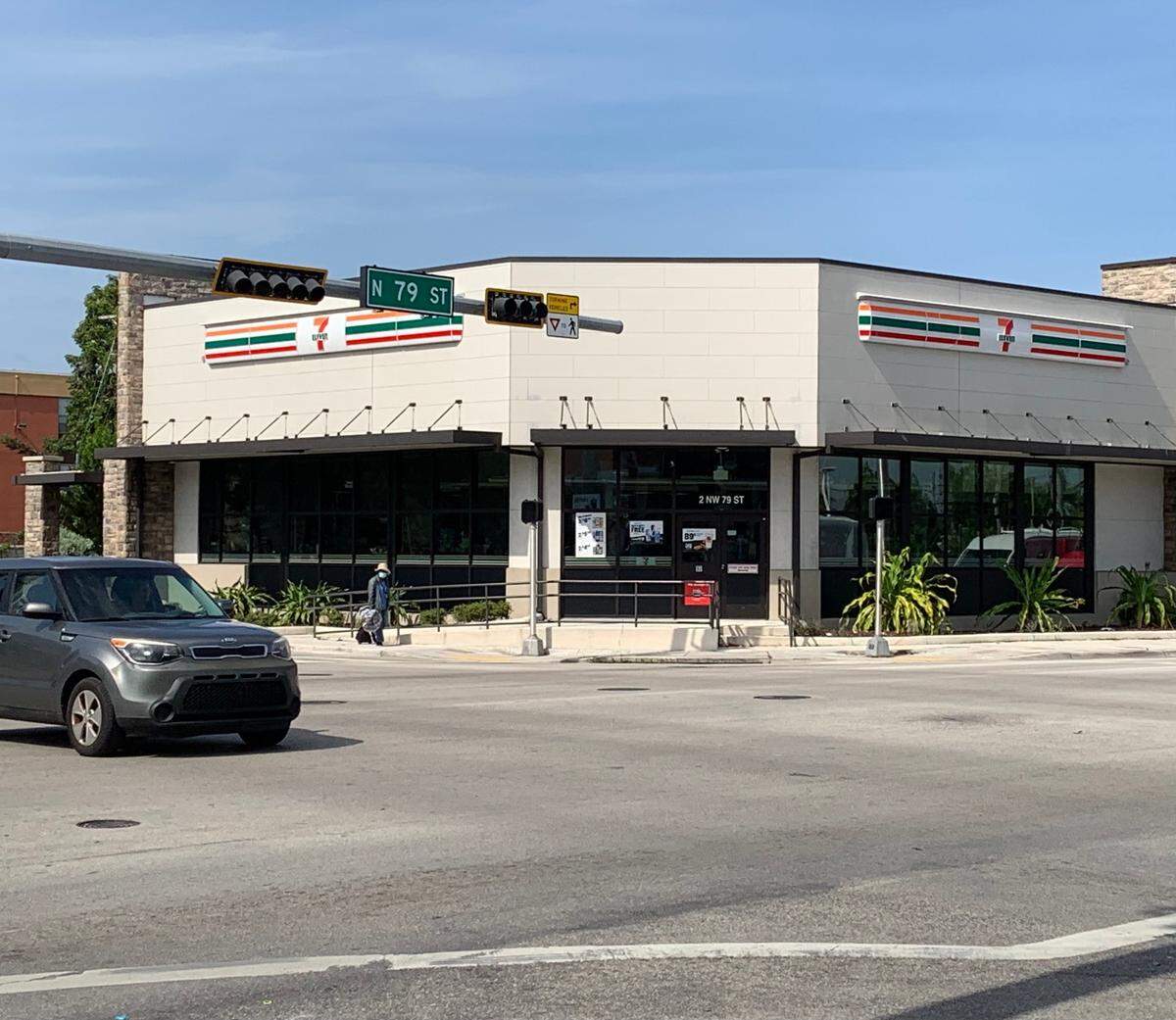 The 7-Eleven at the corner of Miami Avenue and 79th Street.