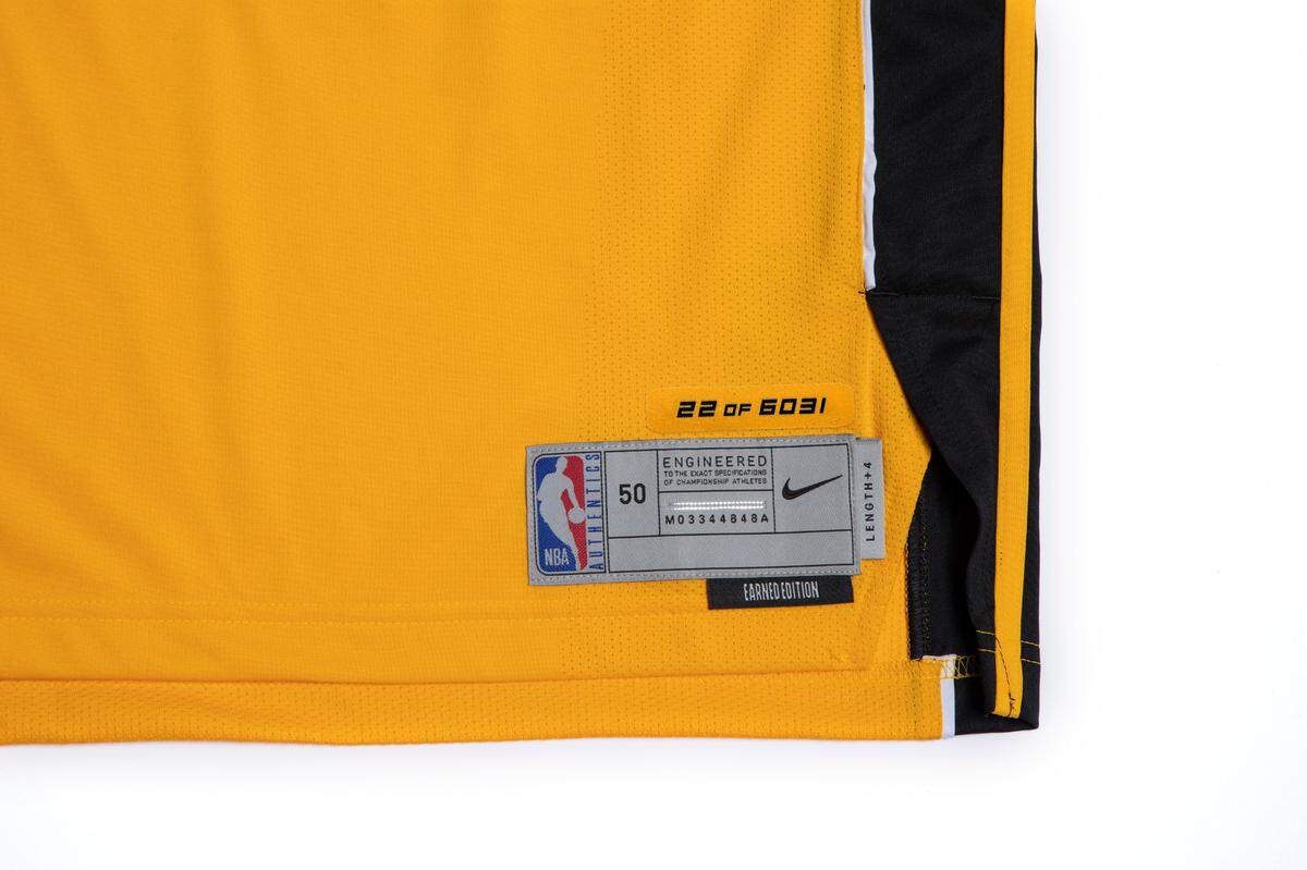The “Trophy Gold” campaign features the Miami Heat’s first limited edition jersey. Only 6,031 “Trophy Gold” jerseys will be available for purchase.
