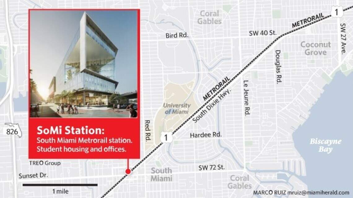Another transit-oriented project is underway in Miami. This one is just for students