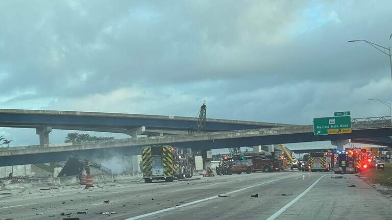 Truck driver dead in I-95 crash in Fort Lauderdale | Miami Herald