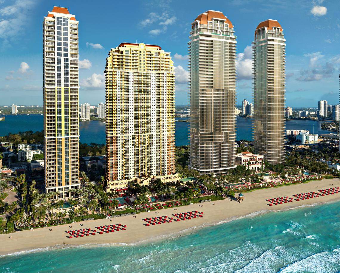 Estates at Acqualina is under construction in Sunny Isles Beach.