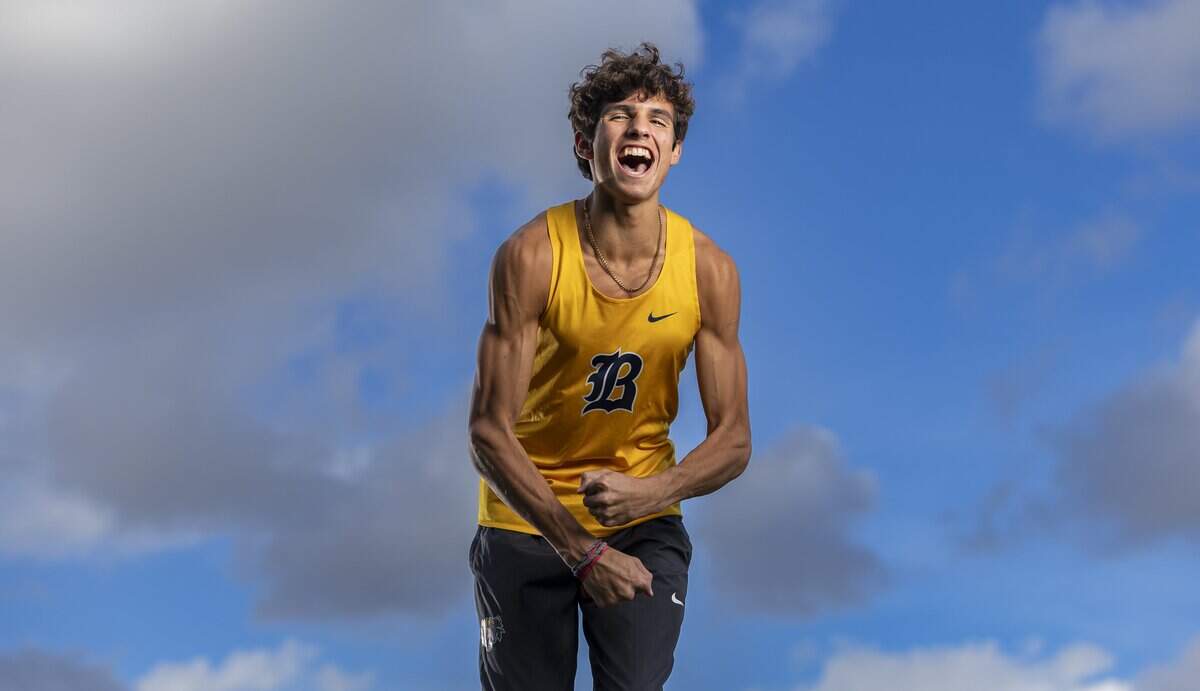 Marcelo Mantecon, Belen Jesuit Preparatory School, Cross Country. All-Dade players photographed at A.D. Barnes Park on Wednesday, Dec. 17, 2025, in Miami, Fla.