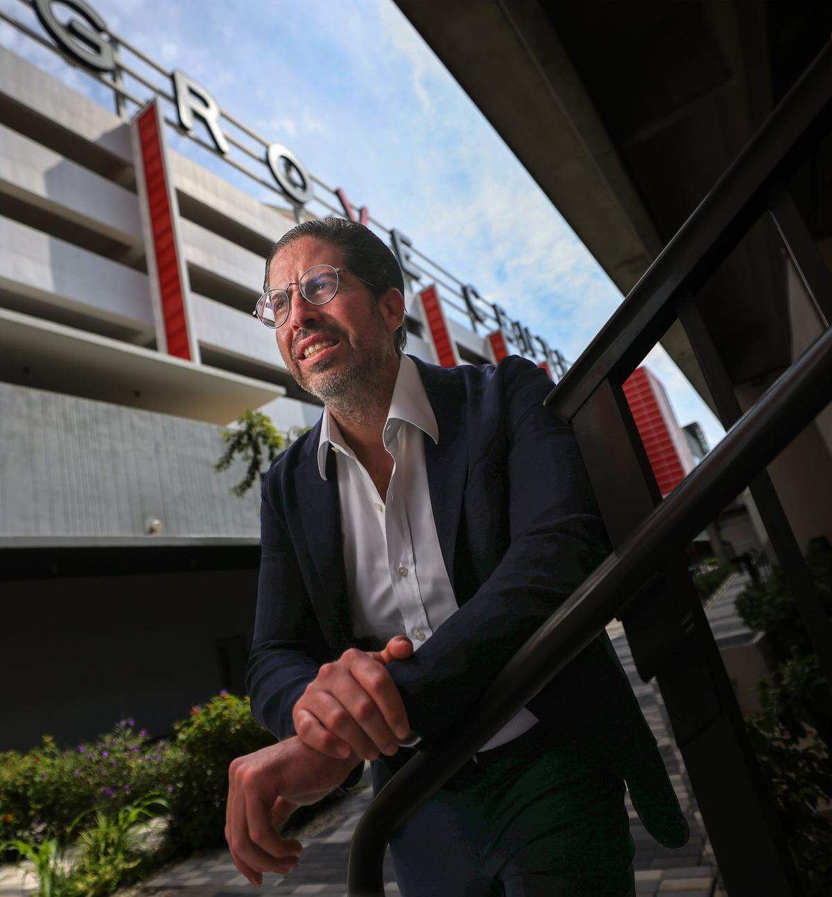 David Martin is the CEO and co-founder of Terra Group, a prominent Miami-based real estate development company. He is a recognized in South Florida's urban development scene, known for his focus on sustainable, transit-oriented, and community-focused projects. This is a current photo of David Martin shot on Wednesday, May 13, 2026, at the Grove Central development.
