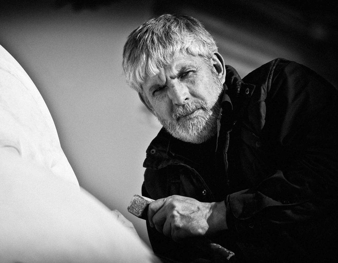 Jorge Jiménez Deredia, a master sculptor from Costa Rica, opened a free outdoor exhibition of his works at Maurice A. Ferré Park.