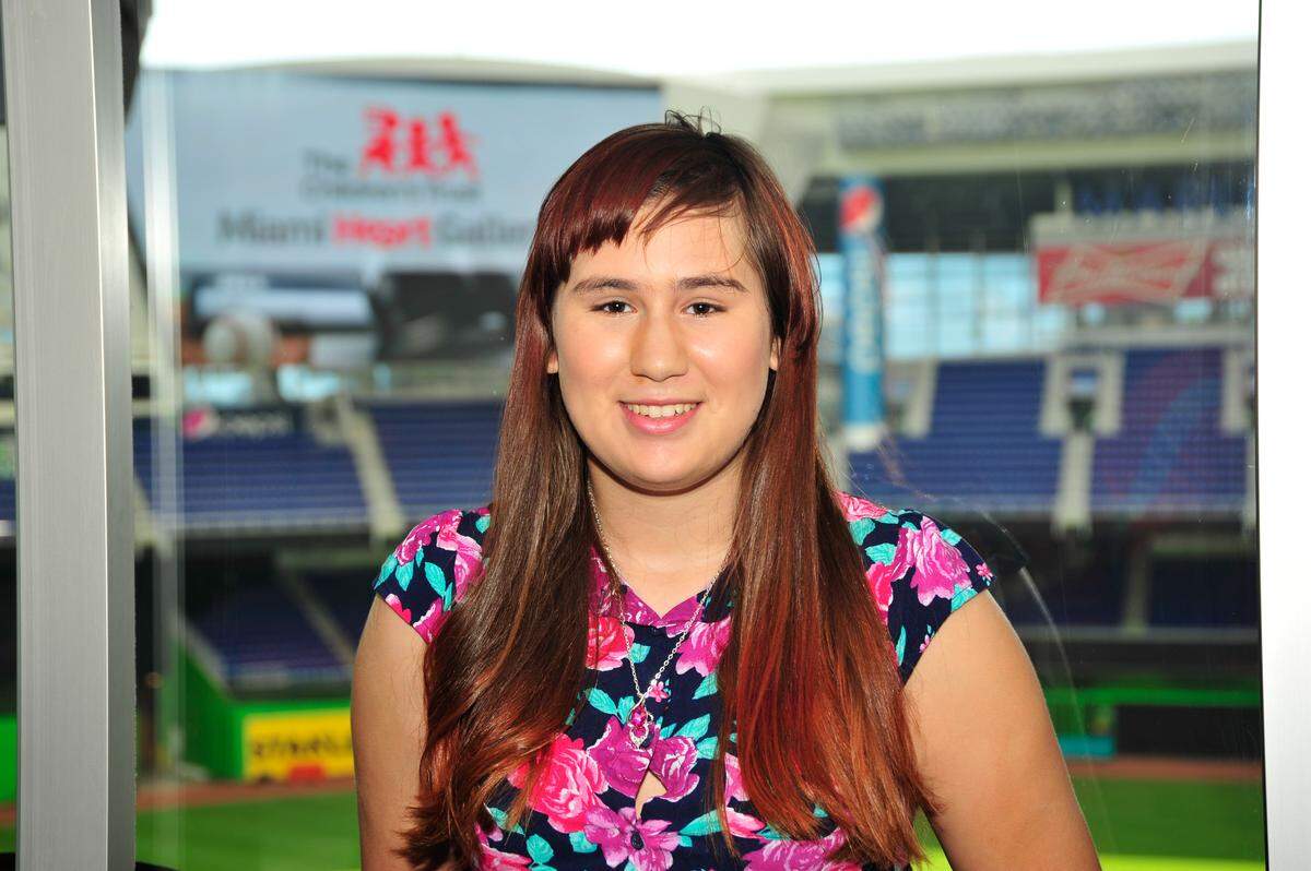 Juliet, 16, would someday like to be a veterinarian 'because I love animals.'