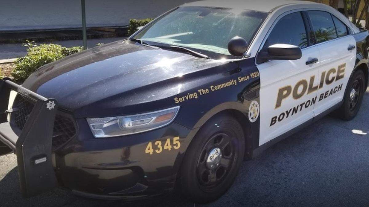 A Boynton Beach police car.