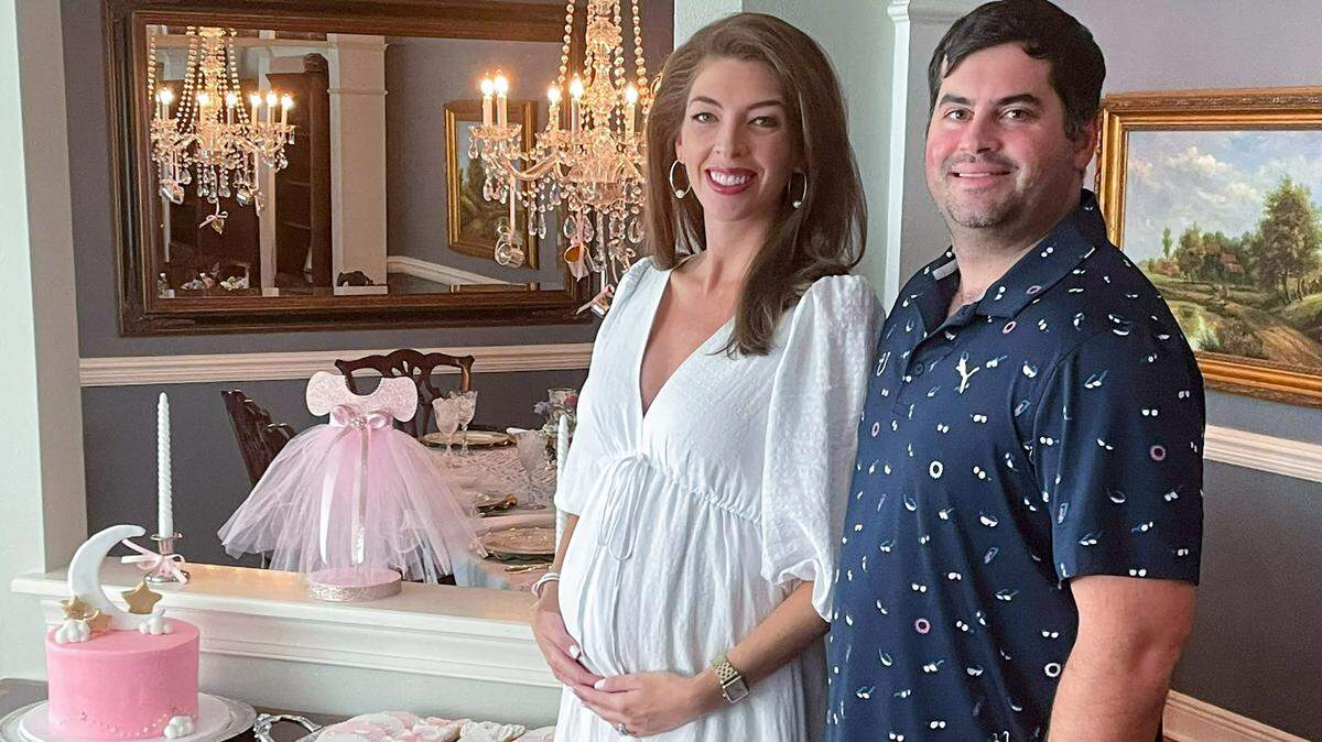 Miami attorney Alexander Fumagali and his wife, Mary Charlotte Fumagali, expect a child in mid-October.