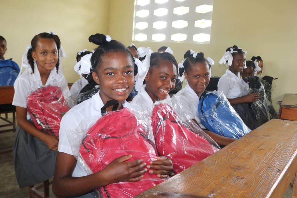 Hope for Haiti recently delivered 7,000 backpacks and school supplies to students who have been affected by the Aug. 14 earthquake.