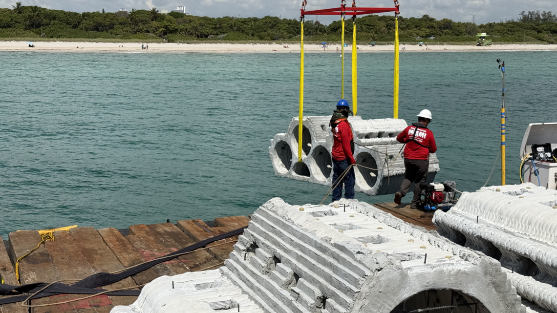 These ‘insta-reefs’ could be the future of hurricane protection for Miami’s coast