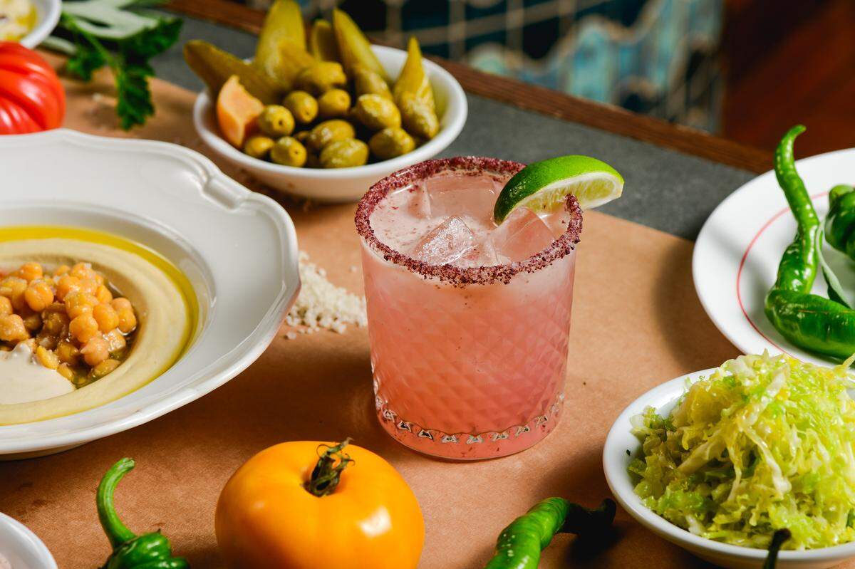 A sumac margarita at Naked Tomato in Miami Beach.