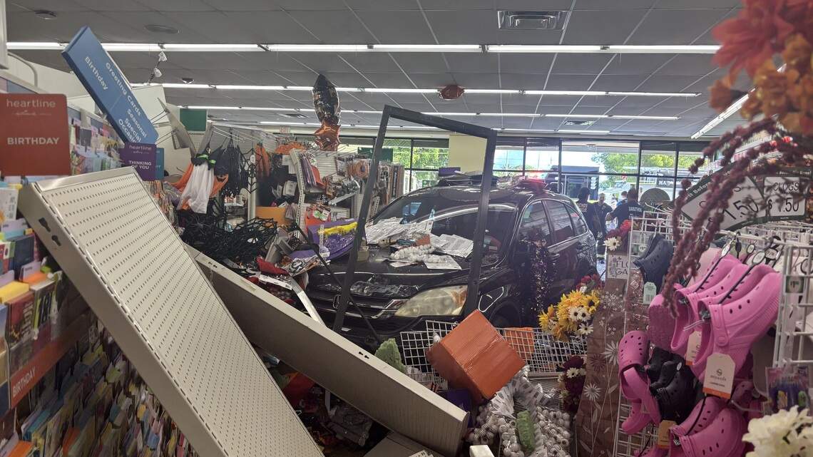 Car crashes through Dollar Tree storefront in Florida Keys, sheriff says