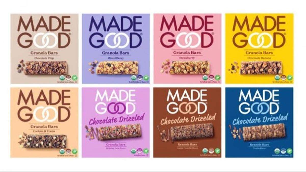 These varieties of MadeGood granola bars have been recalled.