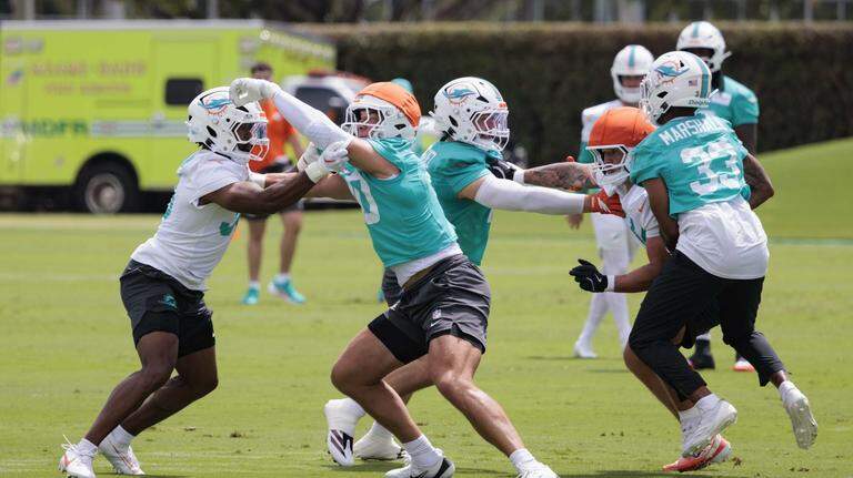 Dolphins defense pulls down three interceptions during OTA work