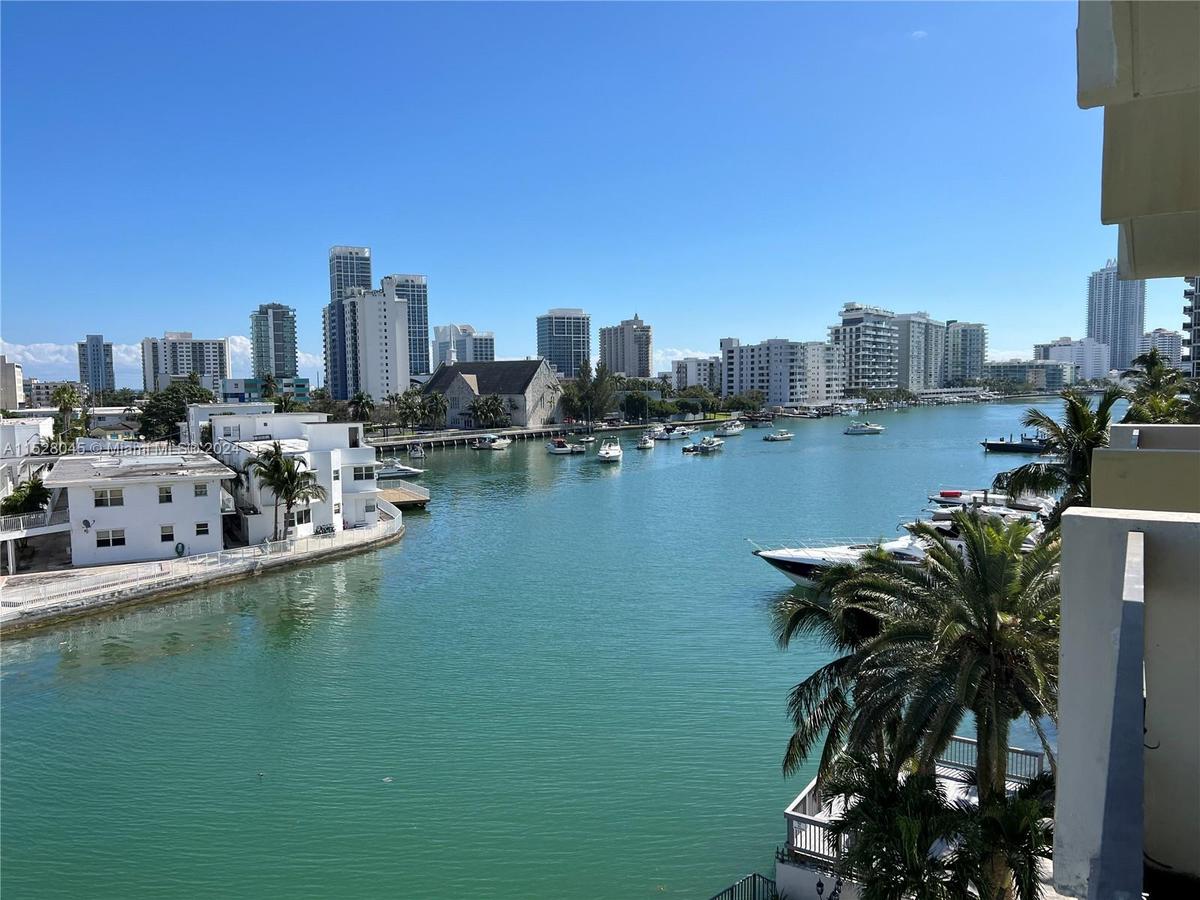 Normandy Isles’ Nautico Bay Club Condominium has a 1,030-square-foot apartment going for $2,800 a month. Here’s the view from the apartment’s balcony.