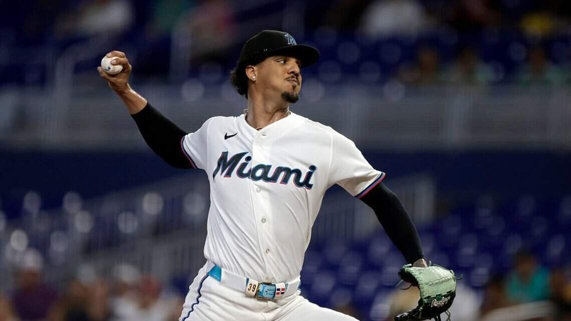 Eury Perez steady in return, Marlins close first half with series win over Rangers