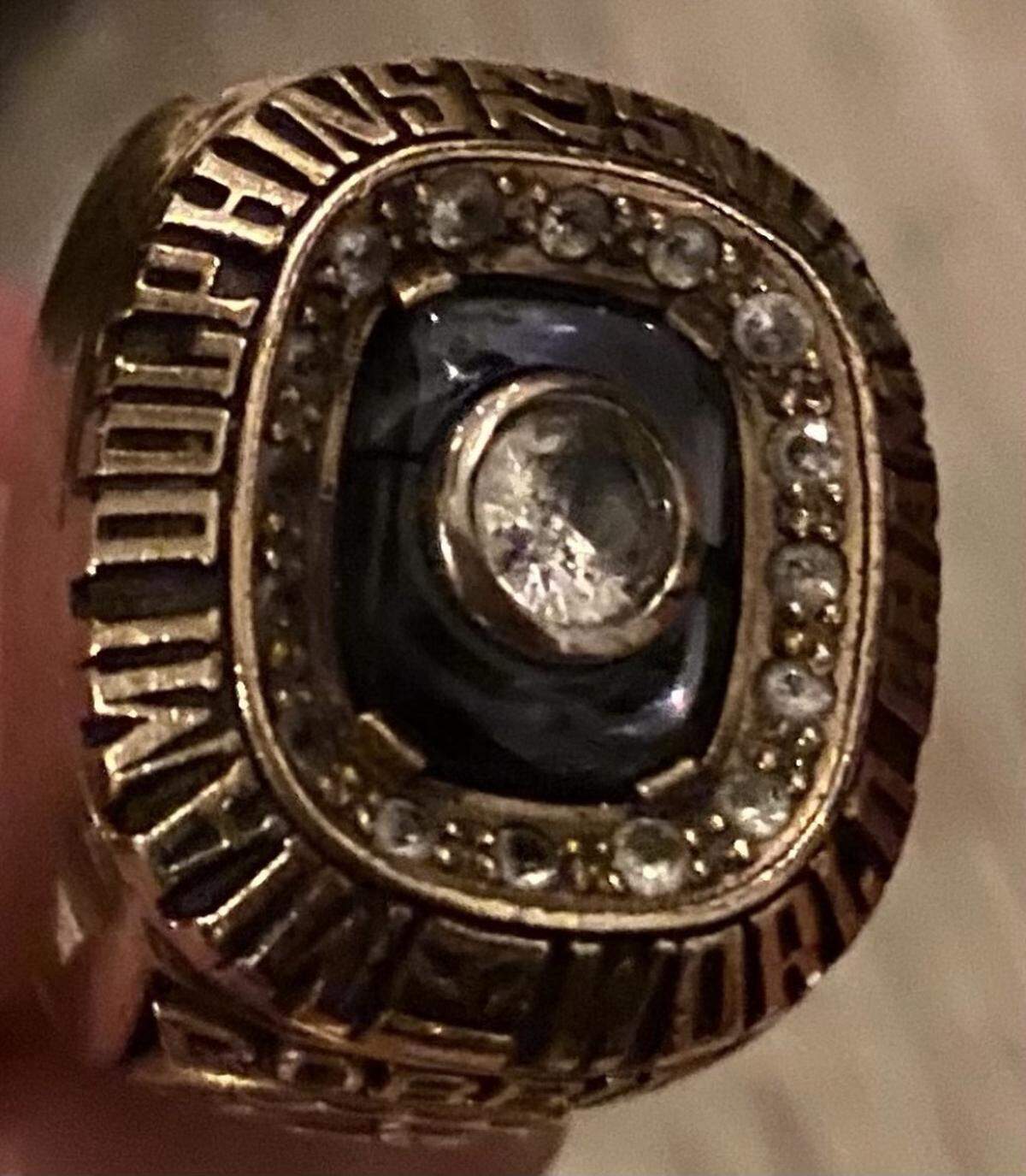 Vince Neil’s prototype championship ring