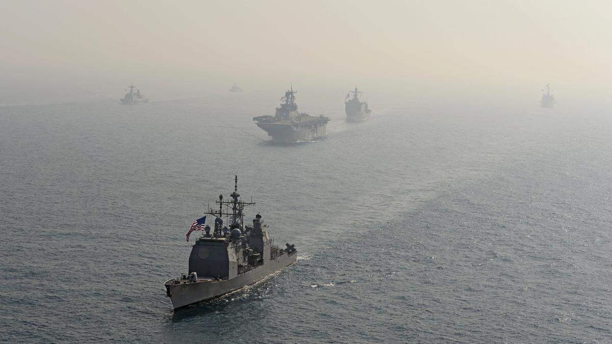 The guided missile cruiser USS Lake Erie is currently one of the warships the U.S. has deployed to the Caribbean near the coast of Venezuela.
