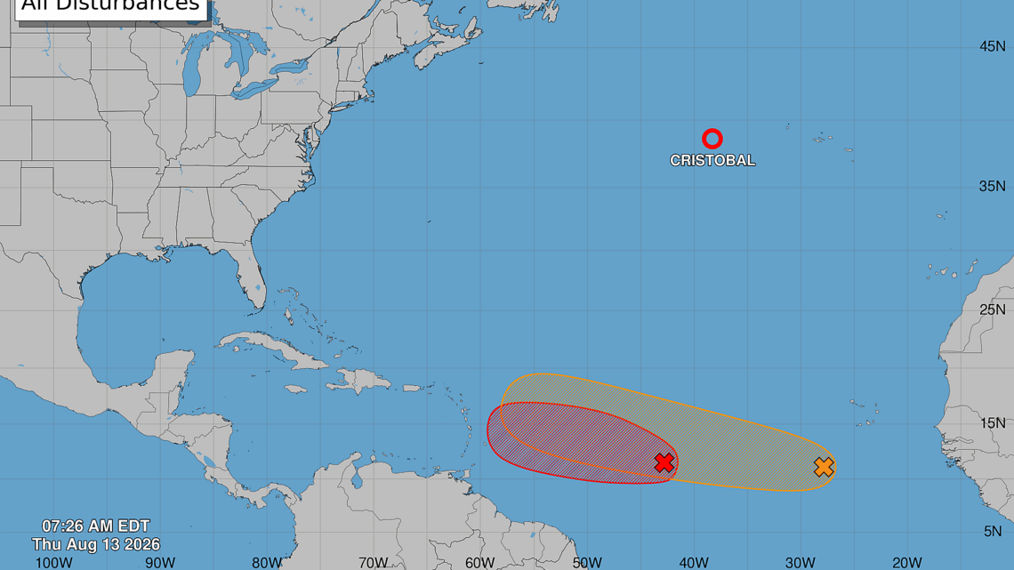 In the Atlantic, one tropical storm is gone. Another could form soon