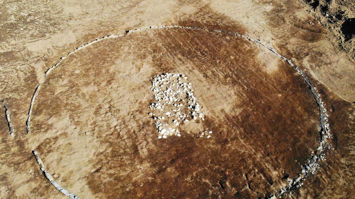 Ancient burials were discovered in Italy when a power company broke ground on a new plant near a river, officials said.