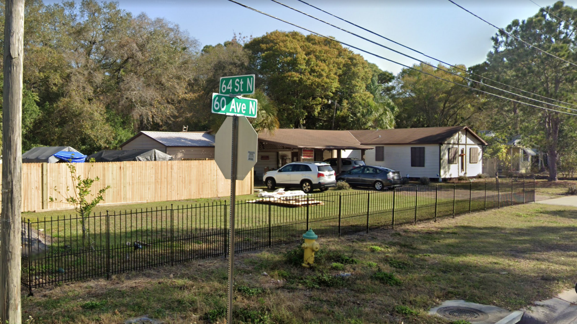 Pinellas County Sheriff’s Office Corporal Matthew Aitken was shot three times during a gunfight behind a home in the 6300 block of 60th Avenue North, the St. Petersburg Police Department says.