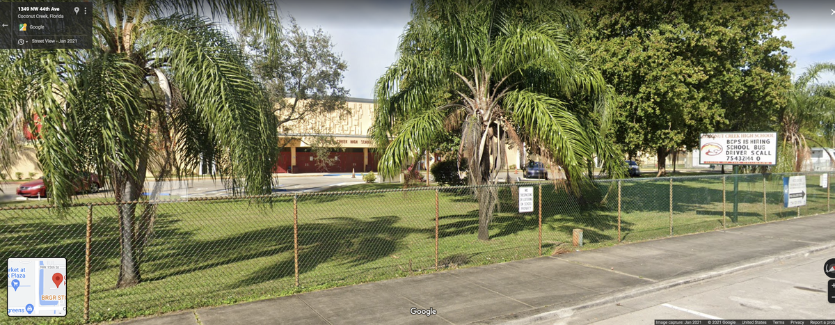 Broward Virtual School tiene su sede en Coconut Creek High School.