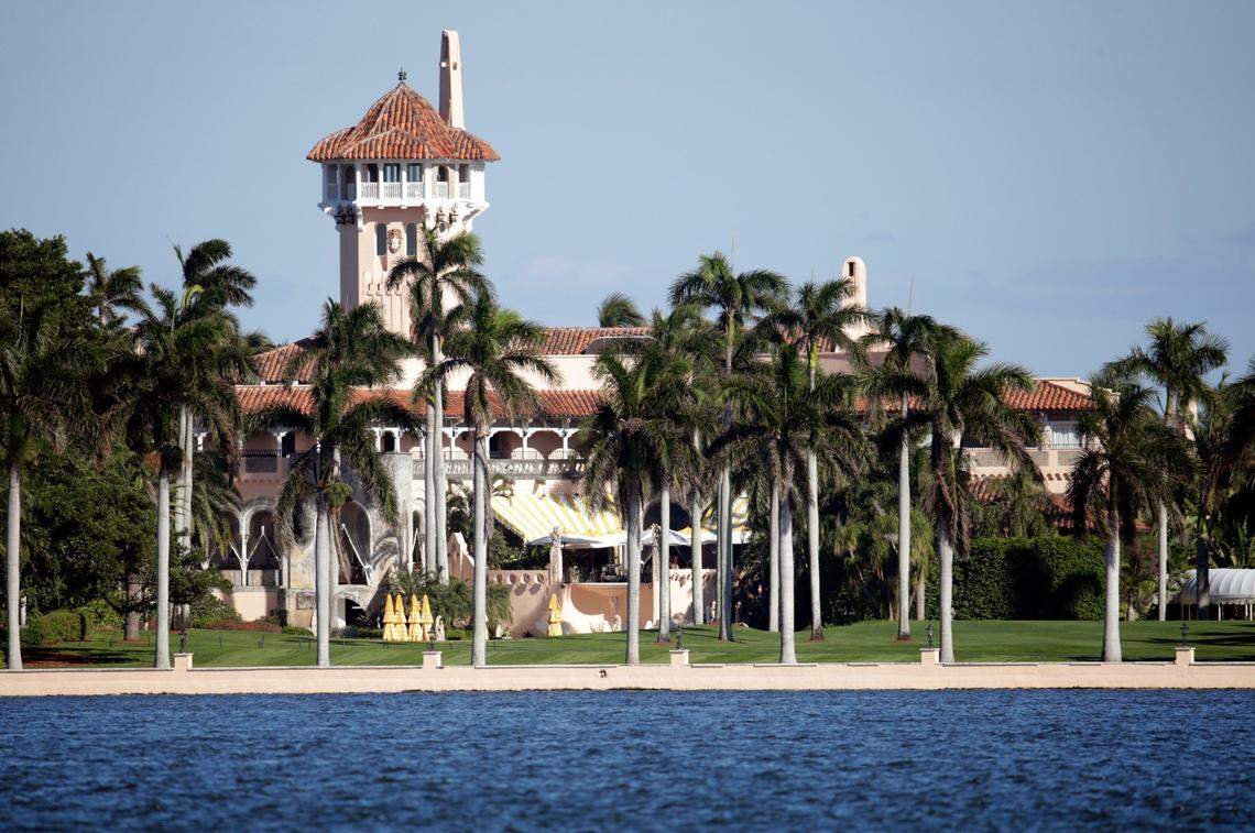 President Donald Trump’s Mar-a-Lago golf resort in Palm Beach, Florida.