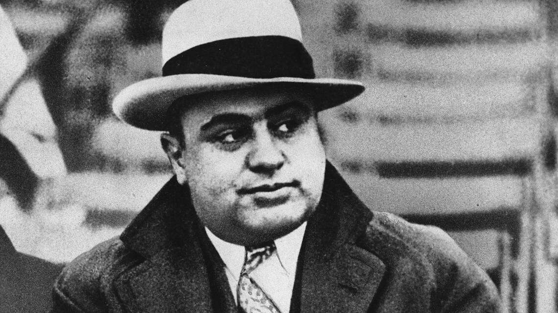 FILE In this file photo taken Jan. 19, 1931, mobster Al Capone is photographed at a football game. As Illinois Gov. Pat Quinn considers signing a bill into legislation that would allow legal gambling for the first time in Chicago, opponents of the bill fear that political corruption and crime syndicate infiltration will follow. (AP Photo)