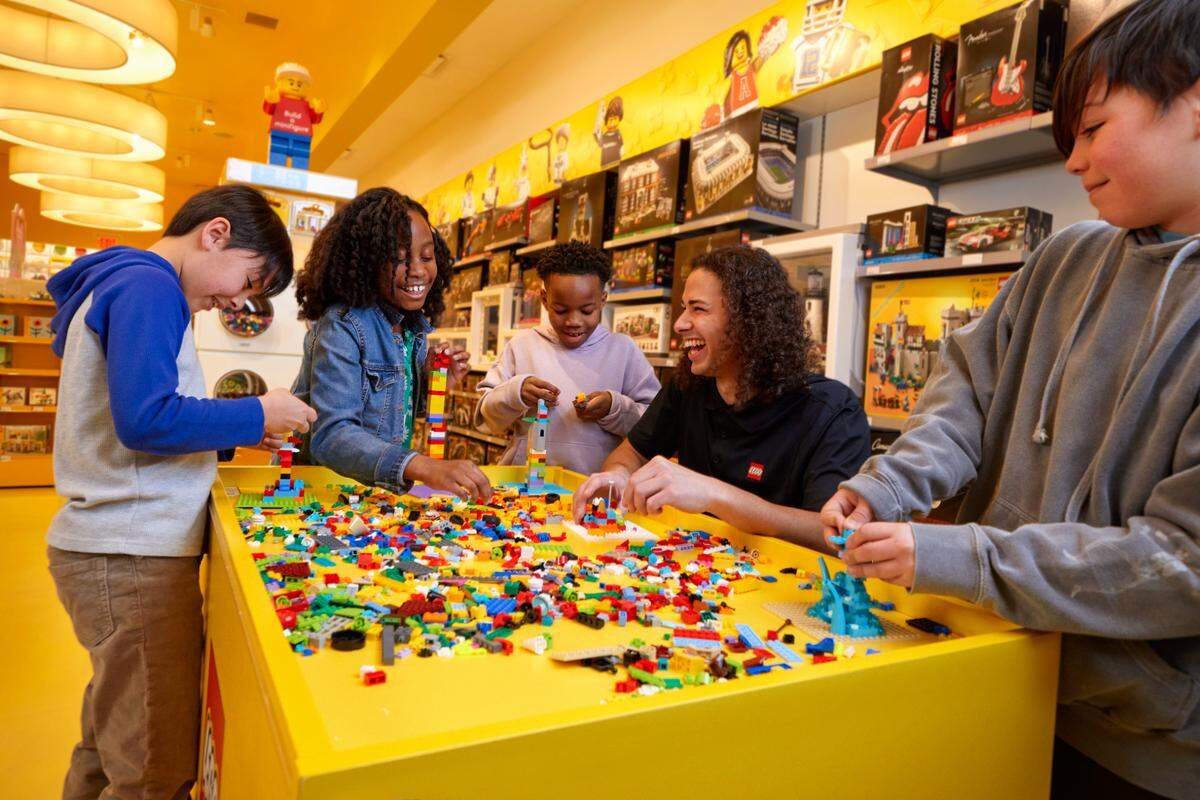 The LEGO Store opened a new location inside Esplanade at Aventure in the fall of 2024.