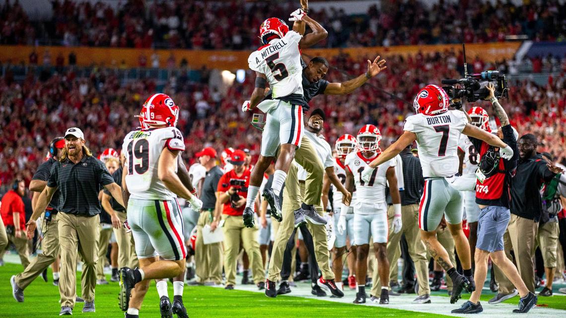 Georgia Bulldogs blow out Michigan in Orange Bowl to advance to national championship