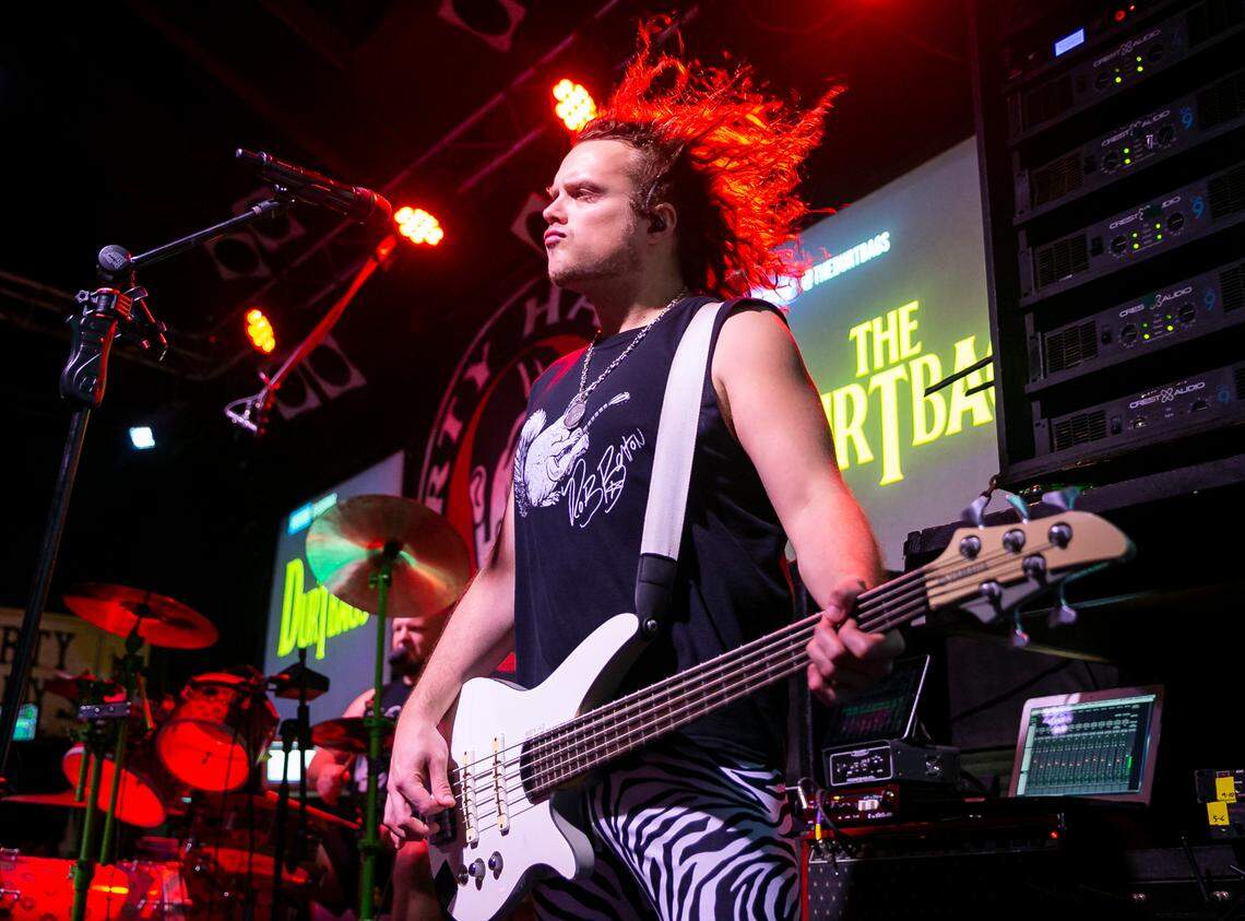 Adam Sikora performs with The Durtbags at Durty Harry’s in Key West on Friday, Dec. 10, 2021.