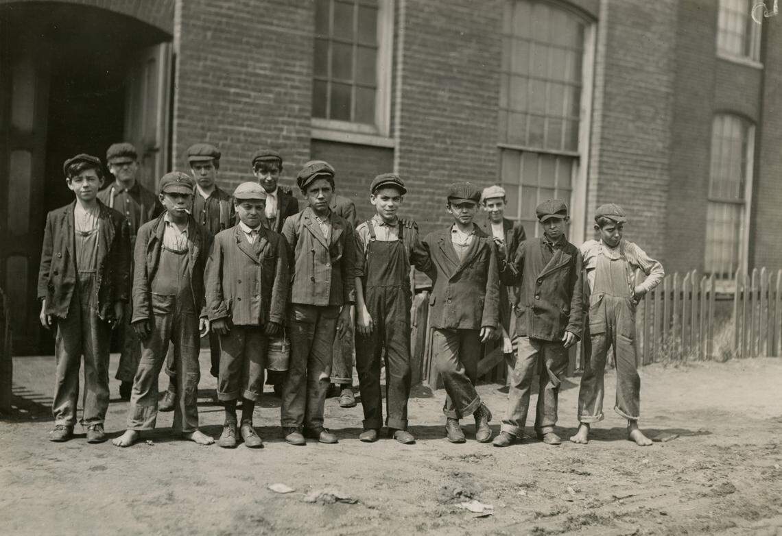 Lewis Hine’s 1911 images of child workers in Fall River, Mass., will be exhibited at the Martin Z. Margulies Warehouse.