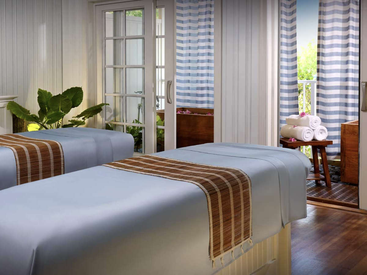 A double treatment room at SpaTerre.
