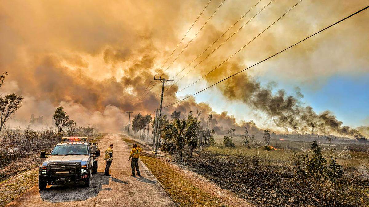 Fire alert issued — third this week — for South Florida as huge brush fire grows: NWS