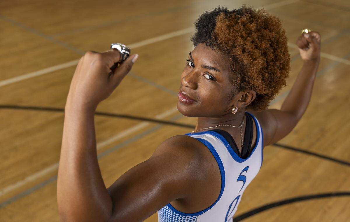 Willow White, South Dade Senior High School, Wrestling. All-Dade players photographed at Southwest High School on Thursday, March 19, 2026, in Miami, Fla.