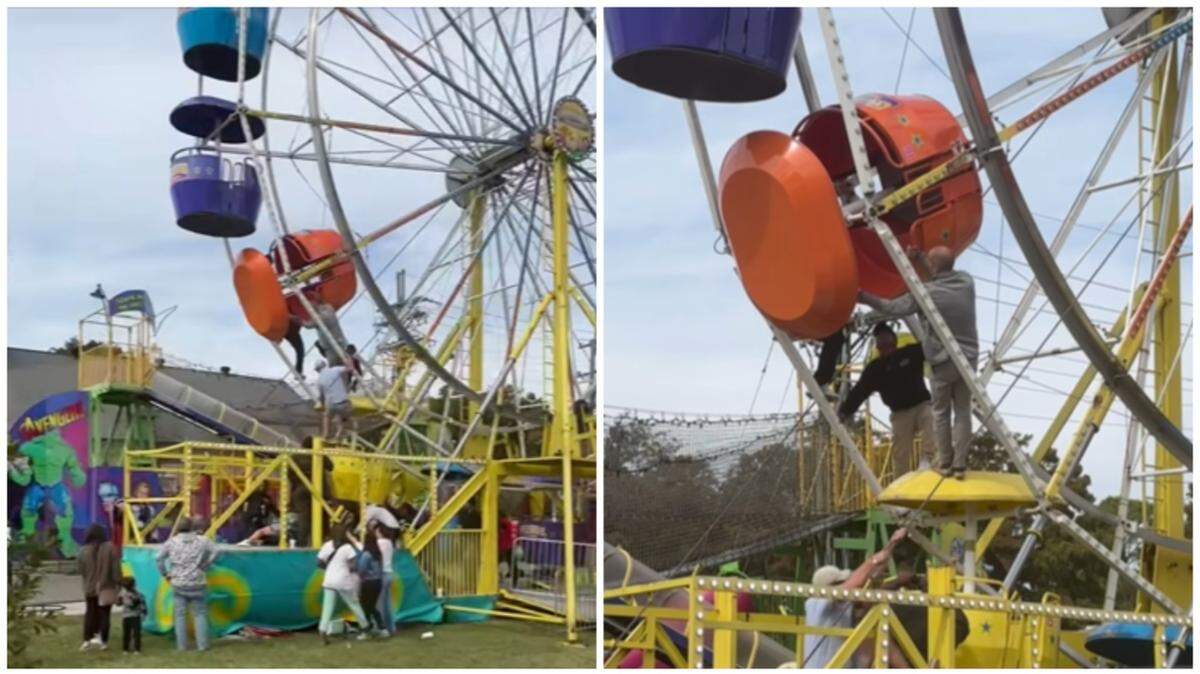 The two girls were taken to hospitals for treatment, Louisiana officials say.
