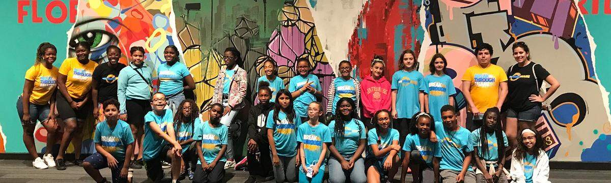 Students in the Breakthrough Miami program, an academic enrichment program for students in Miami-Dade middle and high schools.
