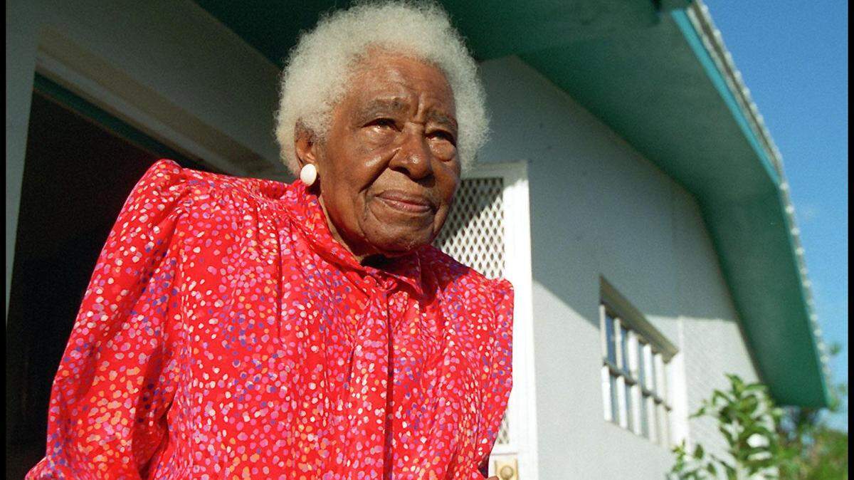 Eunice Watson Liberty, shown in 1997, is considered responsible for bringing formal African-American history to Dade County Schools.