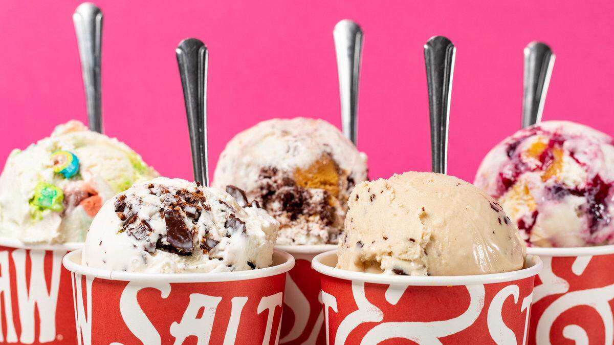 Salt + Straw features arcane flavors and a rotating menu of specials.