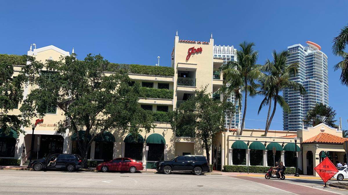 Joe’s Stone Crab, 11 Washington Ave. in Miami Beach.
