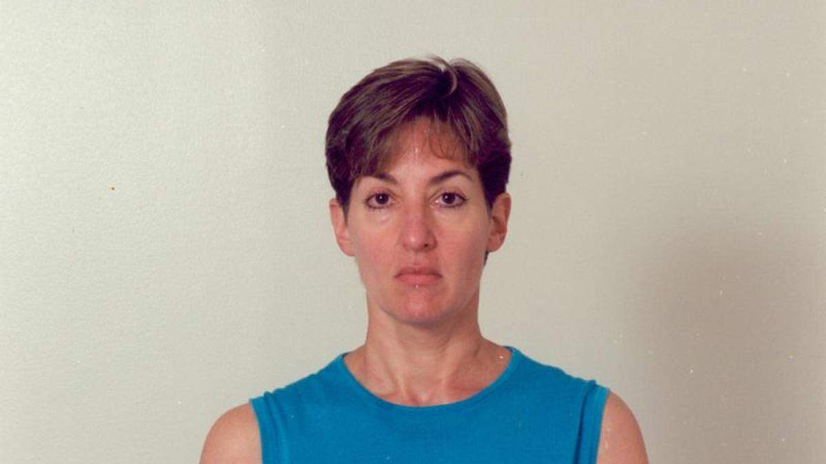 Ana Belén Montes’ booking photo after she was arrested in 2001.