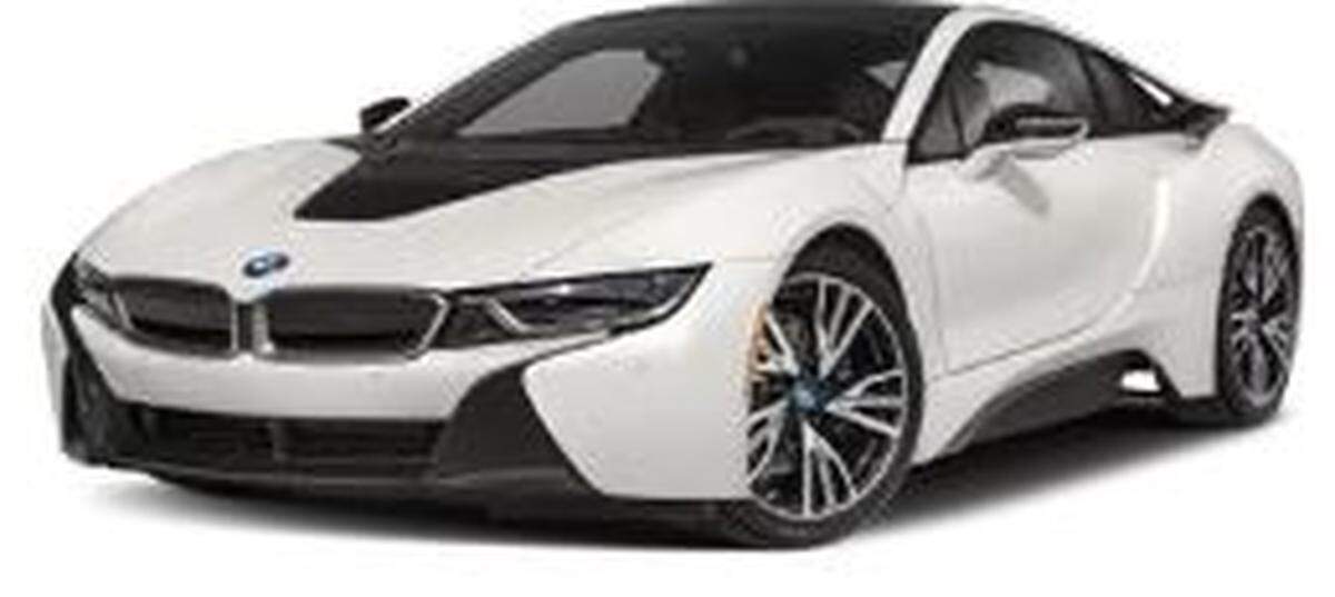 A photo of what the suspect’s white BMW i8 may look like.