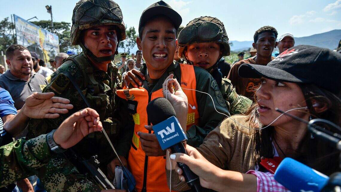 They hoped to join Venezuela’s liberation force. Now these soldiers have no mission
