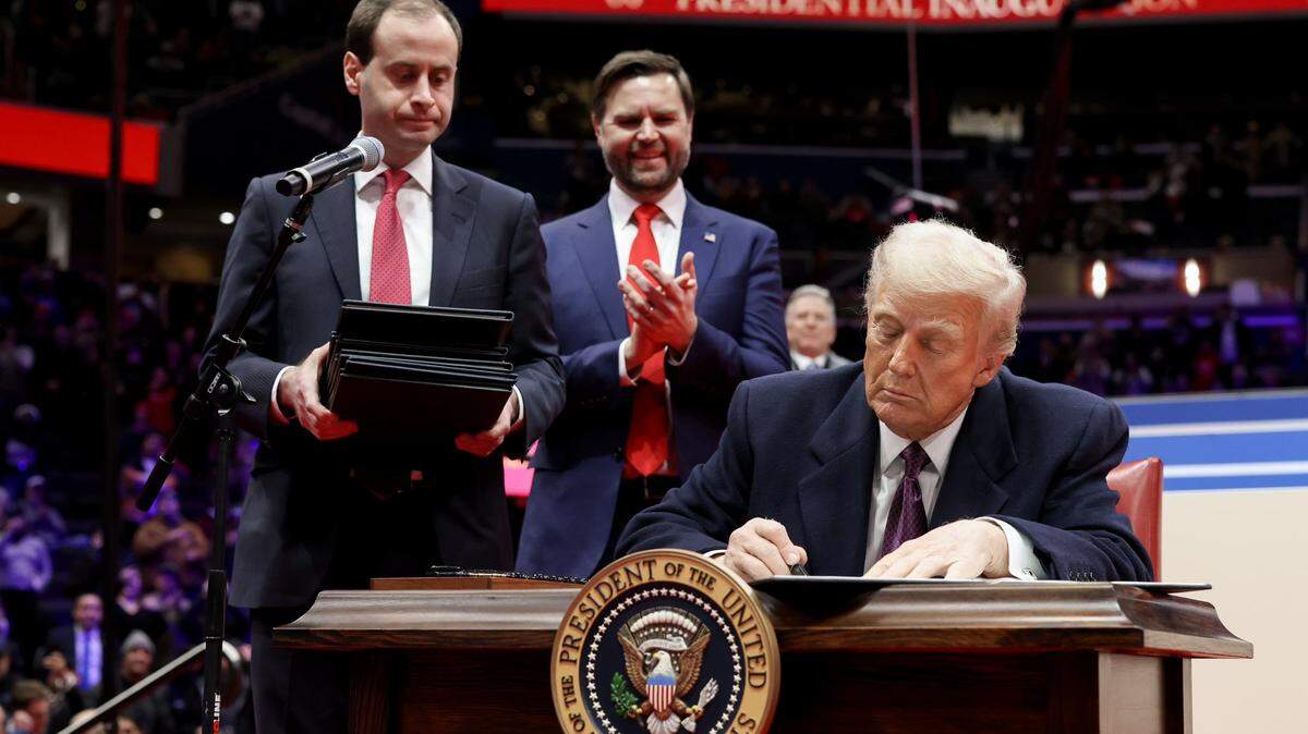 What do voters think about the executive orders signed by President Donald Trump on his first day back in office. What a new poll found