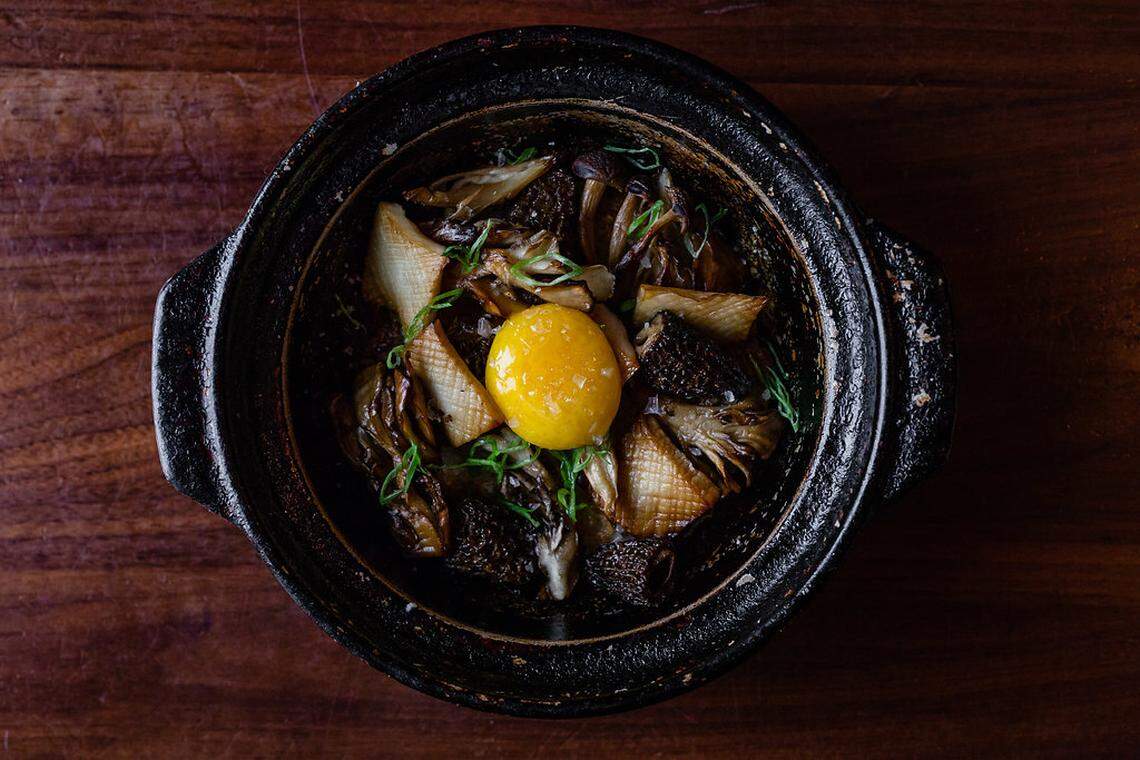 Uchi Kinoko Nabe, one of the items on Uchi’s menu.