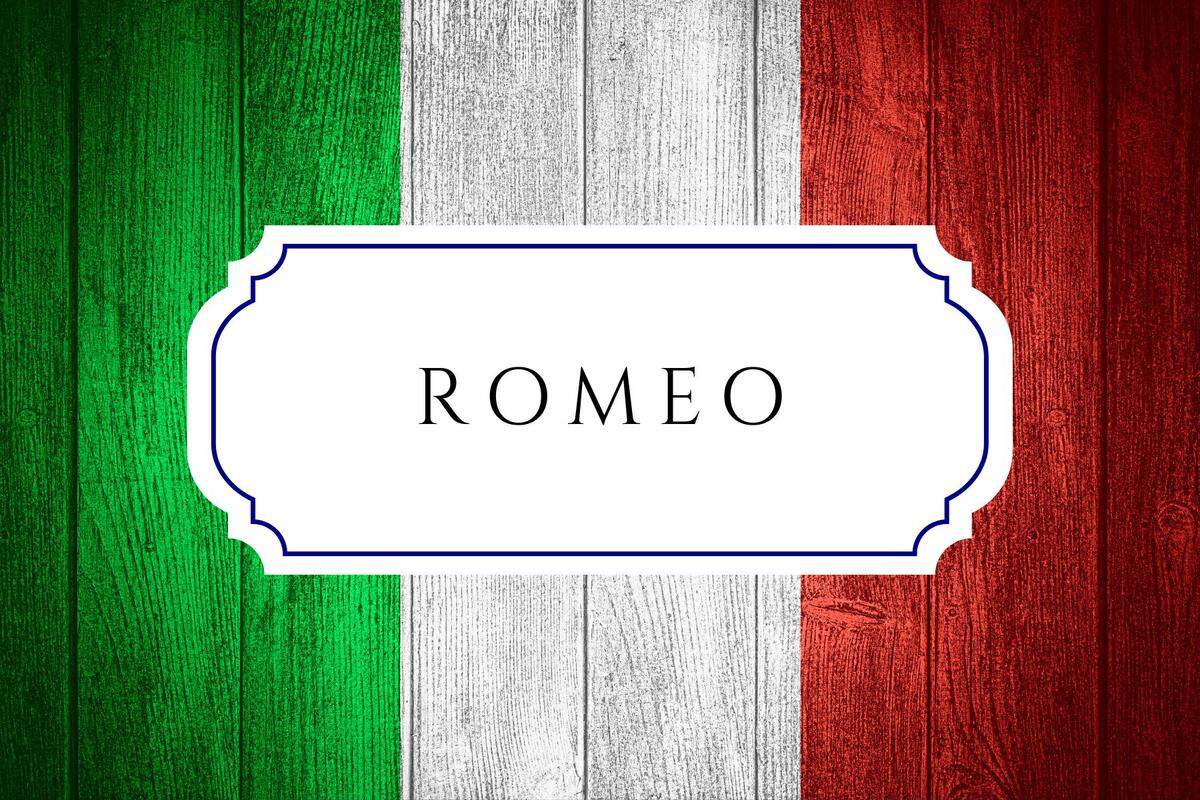 italian baby name romeo