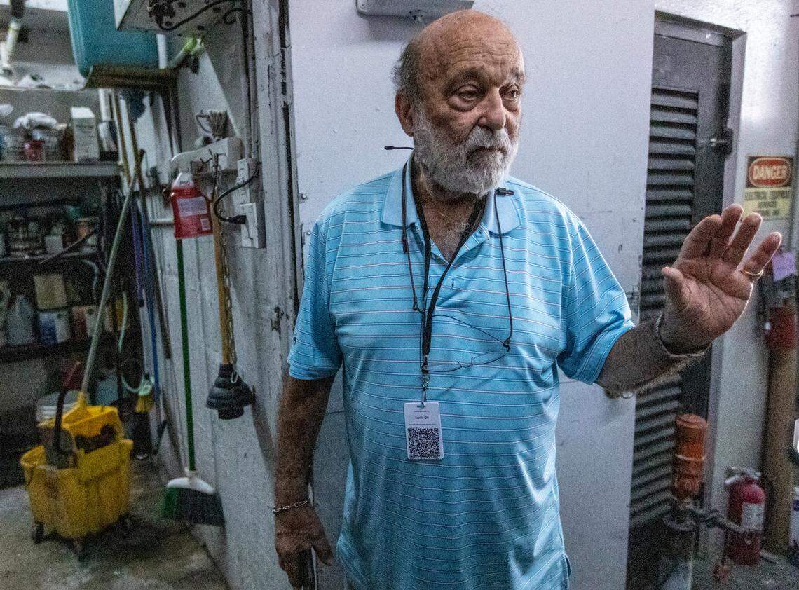 Allyn Kilsheimer, a structural engineer hired by the town of Surfside to investigate what caused the building collapse, photographed at Champlain Towers North.