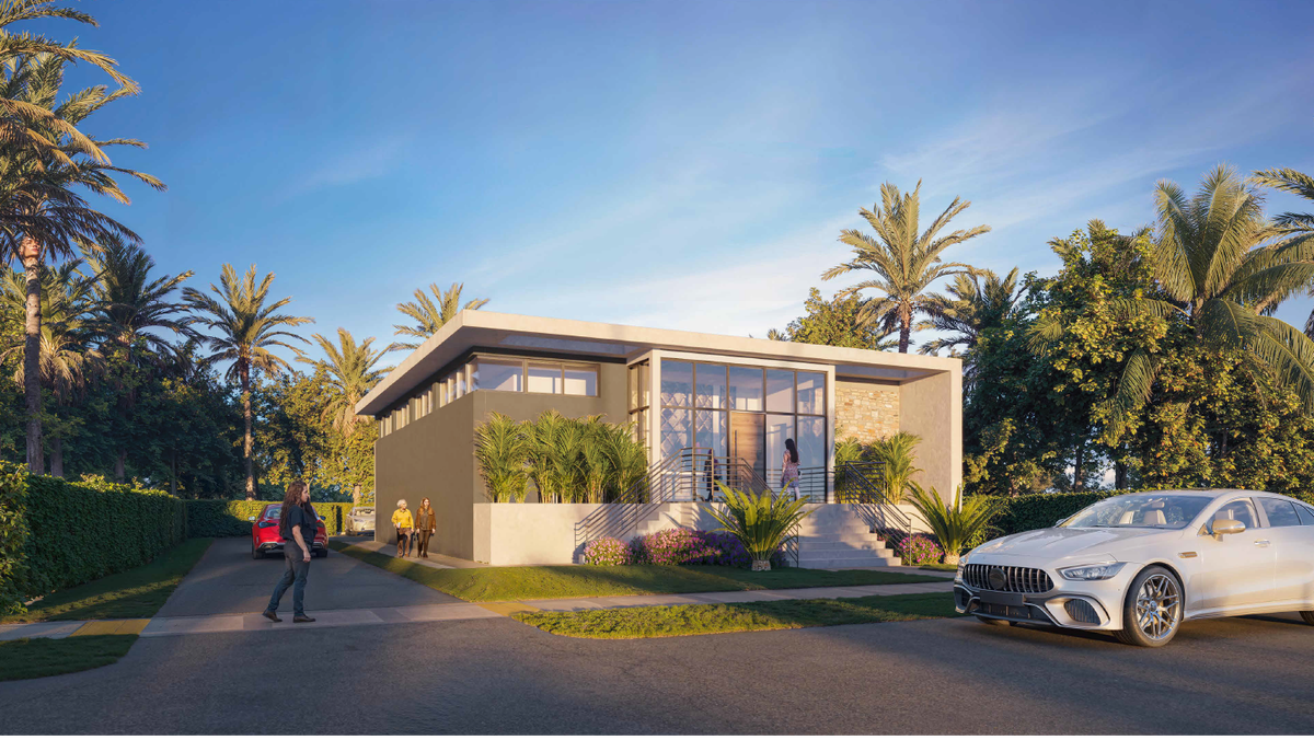 A rendering of the proposed Mikvah, or Jewish ritual bath, in the Hollywood Lakes neighborhood.