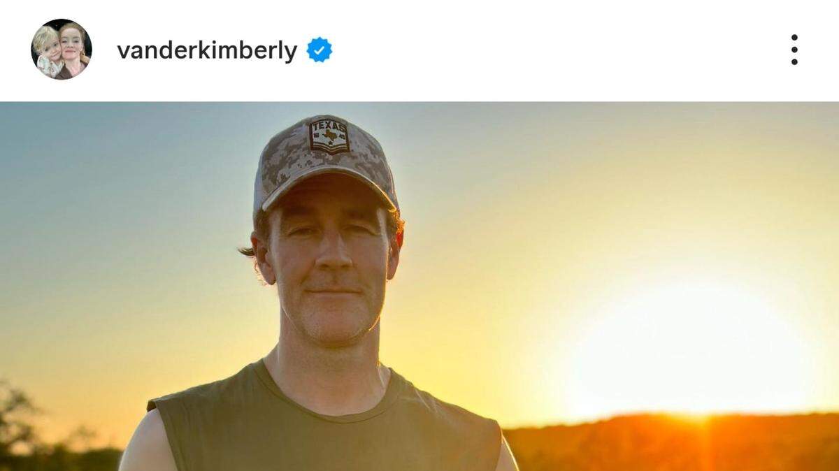james van der beek sunset