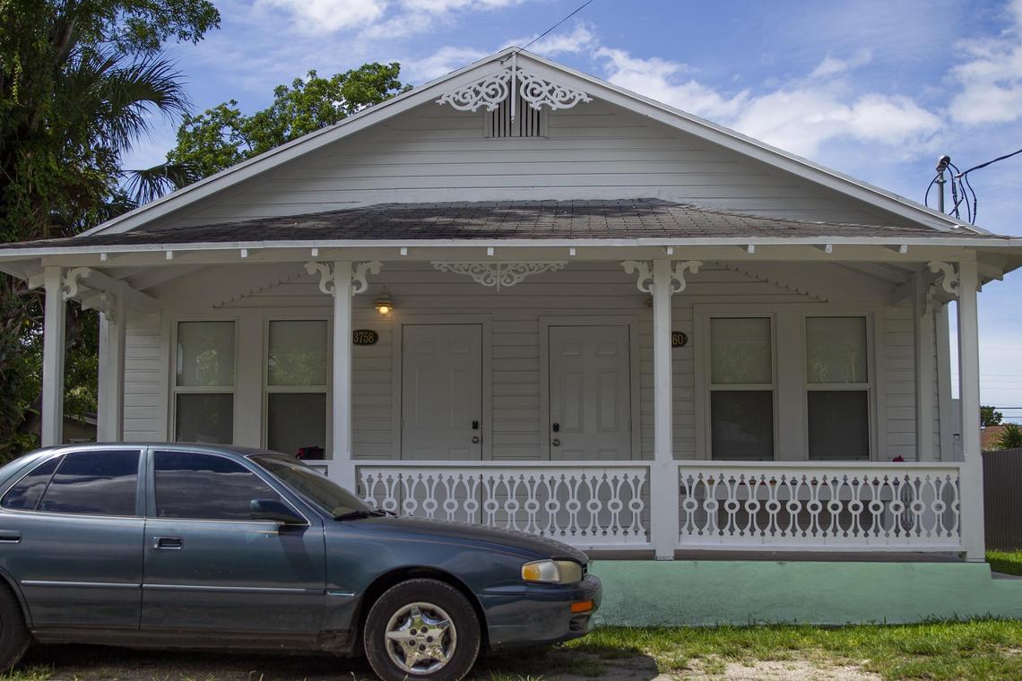 In Coconut Grove, where more than half of residents spend more than 35 percent of their income on rent, there are 450 entire homes listed on Airbnb today, including this 1930s duplex in the historically black West Grove that goes for $100 a night on the site.